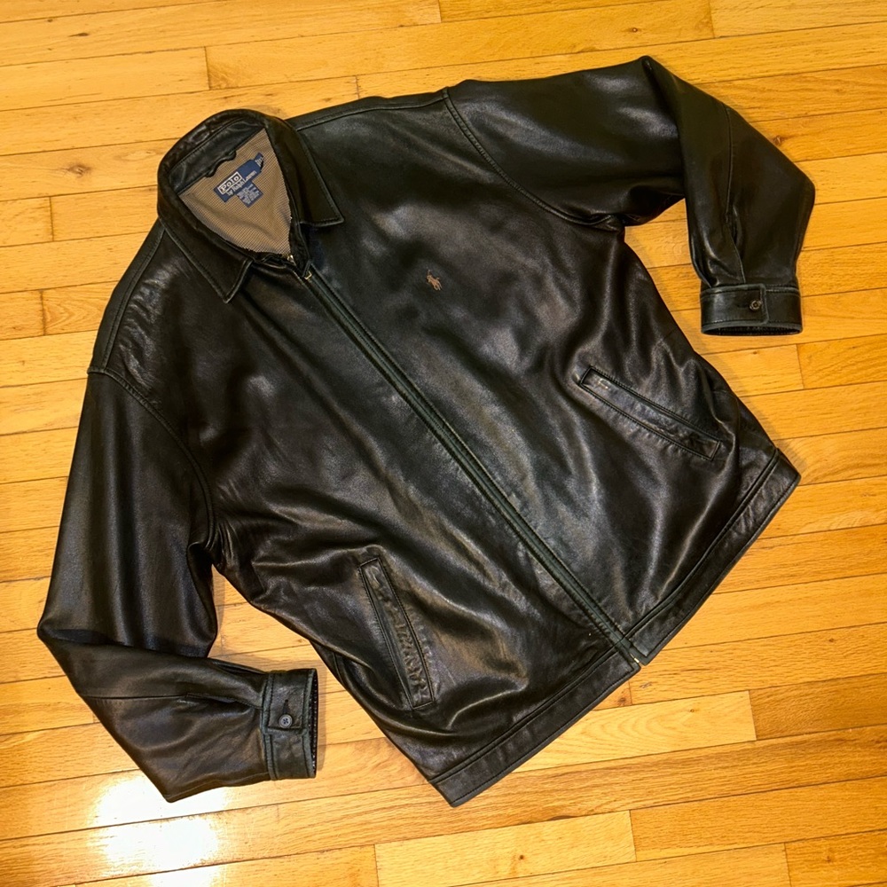 Vintage Polo Ralph Lauren Leather Jacket